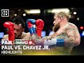 Jake Paul DEFEATS Julio Cesar Chavez Jr Fight Highlights