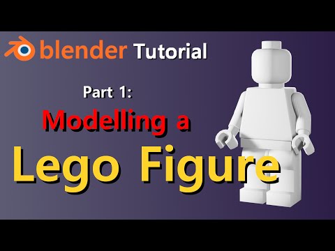 Modelling a Lego Brick Figure | Blender 2.91 Tutorial