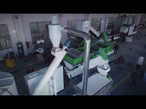 Live Demo: HDPE/PP Rigid Plastic Recycling Washing Line