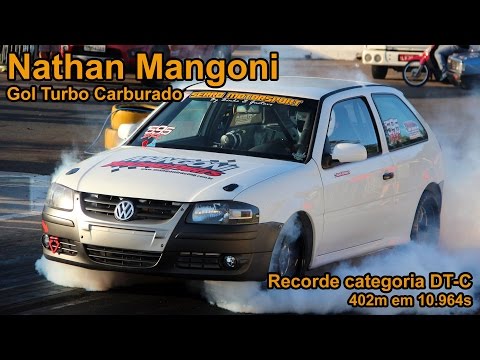 Gol Turbo C carburado nos 10s! Nathan Mangoni