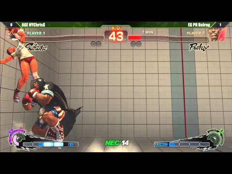 SSF4 AE2012 Loser's Final AGE NYChrisG vs EG PR Balrog - Northeast Championships 14