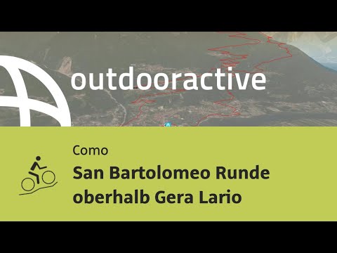 Mountainbike-tour in Como: San Bartolomeo Runde oberhalb Gera Lario