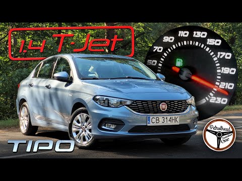 2017 Fiat Tipo 1.4 T-Jet (120 HP) | V-MAX, 0-100, 100-200 km/h, Presentation & AUTOBAHN. | 4K