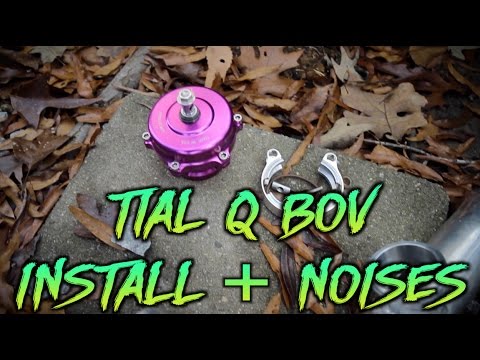 TIAL Q BOV INSTALL + NOISES | TURBO 240SX BUILD