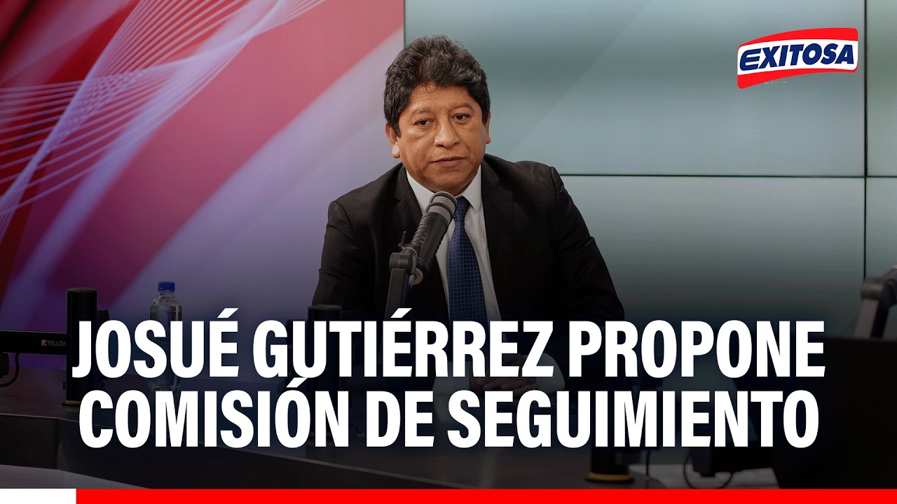 🔴🔵 Josué Gutiérrez propone comisión de seguimiento para supervisar facultades legislativas