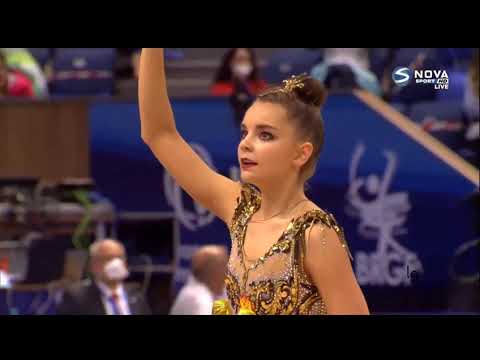 Dina Averina Clubs All-around European Championships Varna 2021