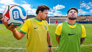 TESTEI SE O LEO VAI JOGAR NO NOSSO TIME DE FUTEBOL