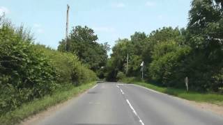 preview picture of video 'Driving On The B4214 & B4220 From Ledbury To Bosbury, Herefordshire, England 5th July 2013'
