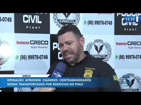O DIA NEWS 13 11 2019  GRECO prende 4 pessoas por contrabando de cigarros