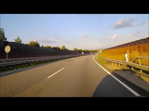 8/9 Convertible view: Perl – Ludwigshafen via A 8 + A 6