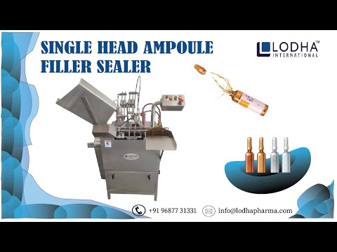 Lab Small Ampoule Filler and Sealer