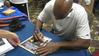 Rory Sparrow signs autographs for The SI KING  9-16-12