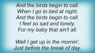 B.B. King - I Get So Weary Lyrics
