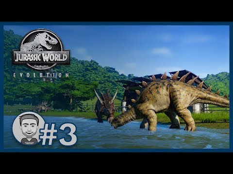 First dinosaurs arrive 🦕 | Jurassic World Evolution | Let's build #3