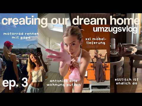 UMZUGSVLOG 🛠️🧚🏻🧼 creating our dream home (ep. 3) - xxl möbellieferung, antonios alte wohnung putzen