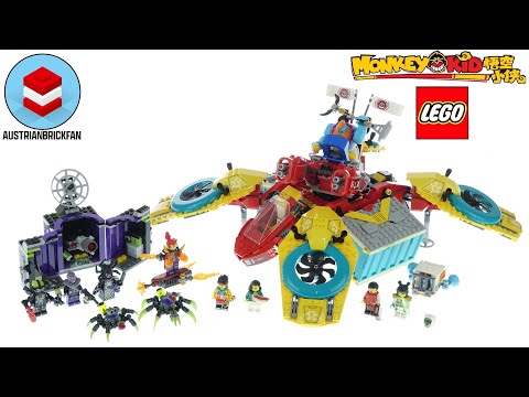 Vidéo LEGO Monkie Kid 80023 : Le drone-coptère de l’équipe de Monkie Kid