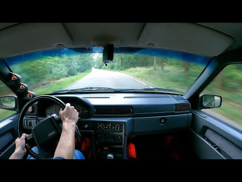 Volvo 940 TURBO POV forest run