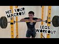 TIPS PARA MA HIT MO YUNG MACROS MO | SOLID LEGS WORKOUT