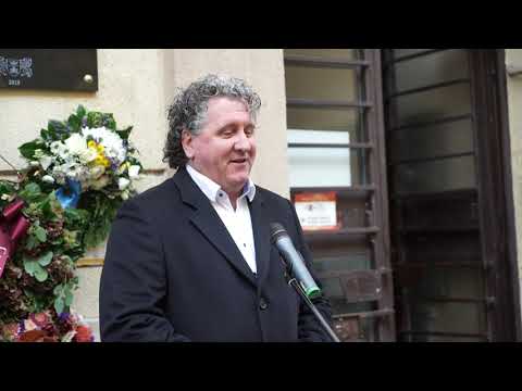 Emléktábla avatás a Marek József utcában