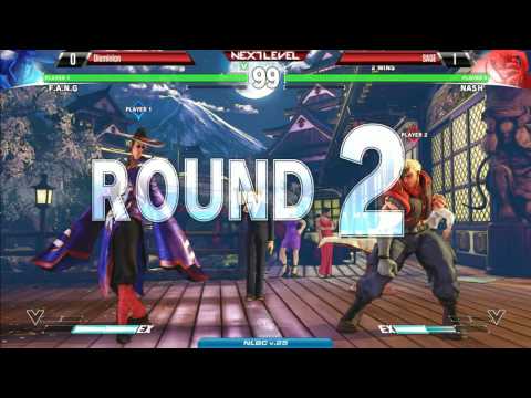 Street Fighter 5 Tournament: Next Level Battle Circuit V.25 - Dieminion (FANG) v SAGE (Nash)