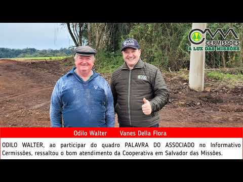 PALAVRA DO ASSOCIADO ODILO WALTER -   Salvador das Missões.