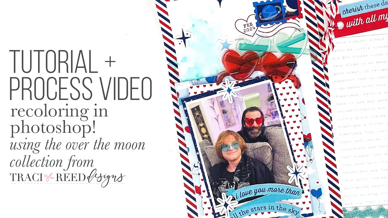 Tutorial And Process Video: Recolor Your Digital Embellishments in Photoshop!