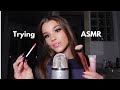 Brooke Monk Tries ASMR Doing YOUR Makeup Layered Sounds