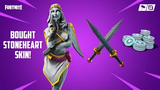 Fortnite Stoneheart Skin Gameplay
