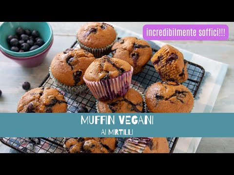 Pronti in 5 minuti: MUFFIN VEGANI AI MIRTILLI Ricetta Facilissima senza lattosio! - Chiarapassion