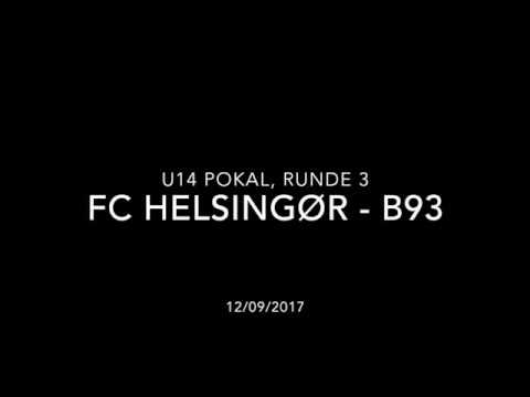 U14 Pokal, FC Helsingør - B93 (Highlights): 0-5