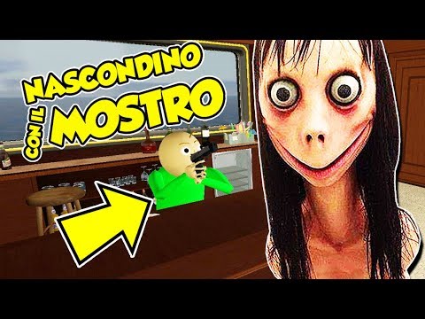 FUGA DA MOMO! - Gmod NASCONDINO con i MOSTRI