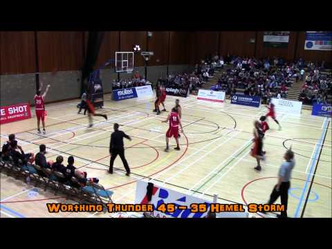 Worthing Thunder vs Hemel Storm - 18/10/2014 - National Trophy Match