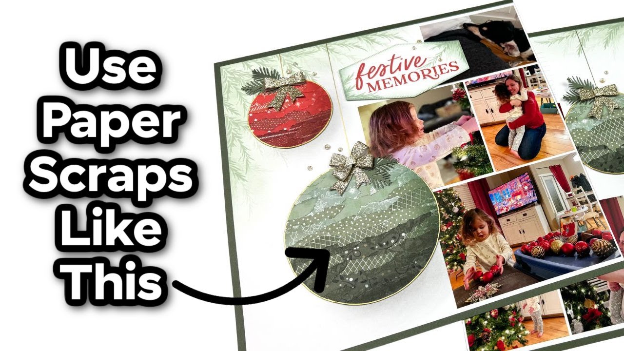 Turn Your Paper Scraps Into a Beautiful Scrapbook Page!