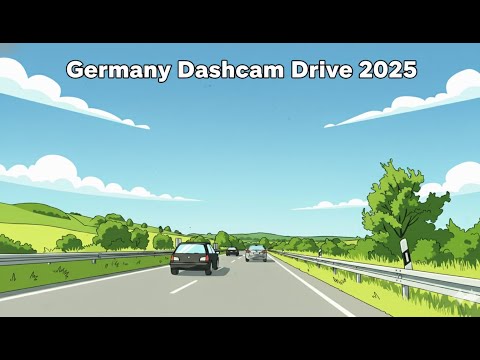 Summer Road Trip Germany 2025: Relaxing Dashcam Drive Through Nature 🌳