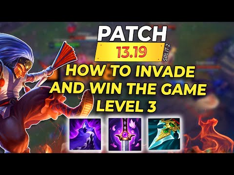 PATCH 13.19 | HOW TO WIN THE GAME BY INVADING LVL 3 | CHALLENGER RANK 1 SHACO WORLD