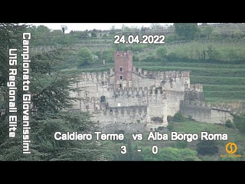 CAMPIONATO REGIONALE GIOVANISSIMI U15 ELITE VENETO – CALDIERO TERME vs ALBA BORGO ROMA – 24.04.2022