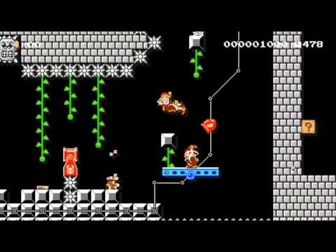 Bowser's Old Castle by chase - Super Mario Maker - No Commentary 1AC