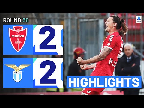 MONZA-LAZIO 2-2 | HIGHLIGHTS | Djuric bags last-gasp equaliser | Serie A 2023/24
