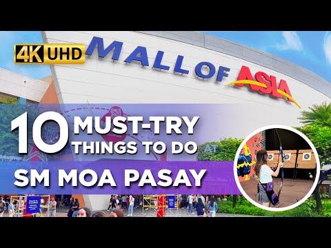 10 Must-Try Things TO DO at SM MALL OF ASIA | Explore The LARGEST MALL in Philippines!【4K】