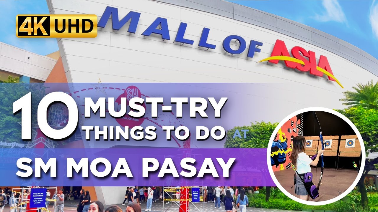 10 Must-Try Things TO DO at SM MALL OF ASIA | Explore The LARGEST MALL in Philippines!【4K】