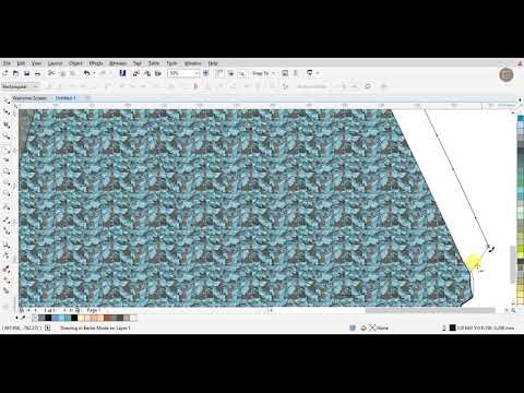 Dress Speed Art | 3 Point Curve Tool - Corel Draw Tutorial 2018