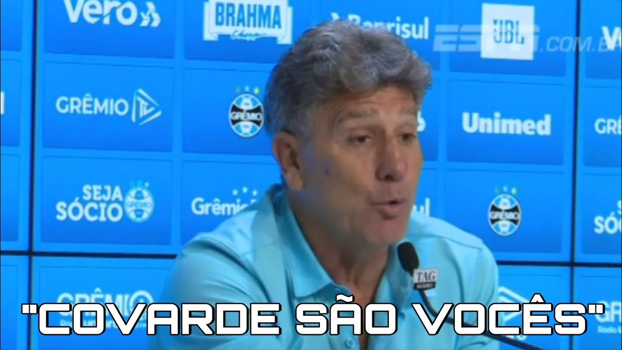 RENATO Discute com JORNALISTA e Arranca Aplausos na COLETIVA