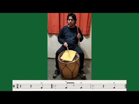 Ritmo chacarera comienzo y base n°3 - Bombo leguero