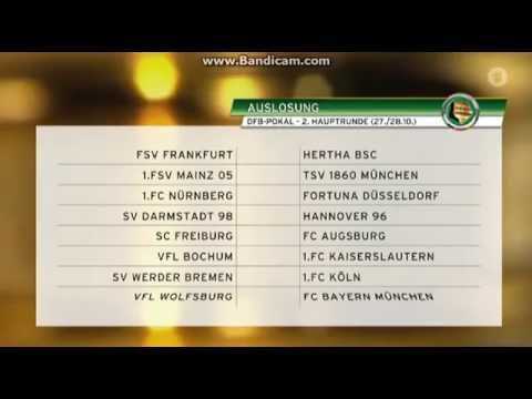 DFB Pokal  Auslosung 2 Runde 15/16