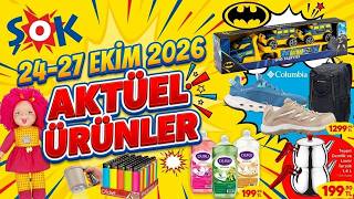 Bu Cumartesi ŞOK’a Gitmeden Önce İZLE! 24-27 Ekim Aktüel Ürünler ve Fiyatları 👀