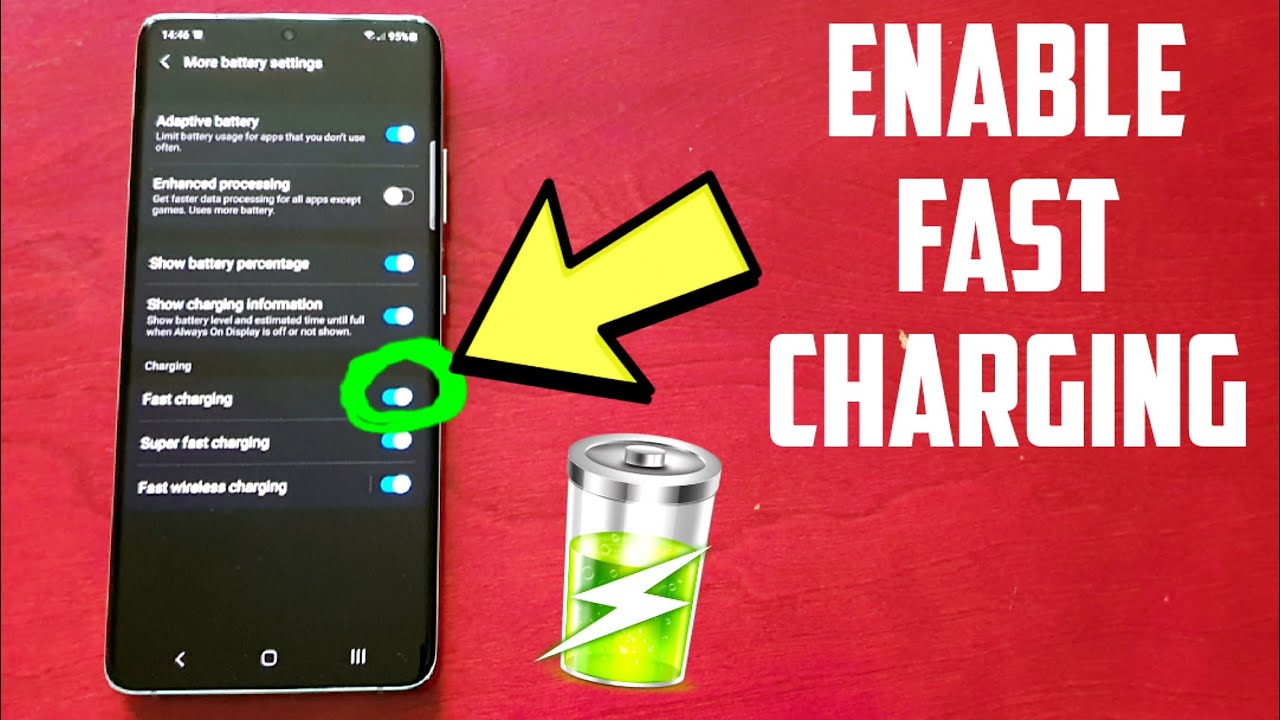 Samsung Galaxy S21 Ultra 5G is Your S21 Charging Slowly?? Enable Fast Charging BOOST Charging Speed⚡
