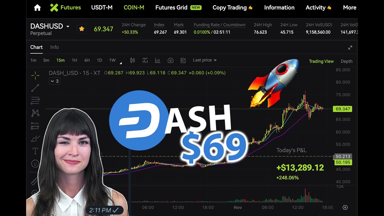 DASH $69 🚀  ЛОНГ СТРИМ 🟢 ИКСЫ В ПРЯМОМ ЭФИРИУМЕ