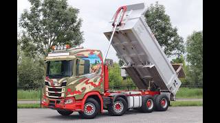 Scania R520 V8 XT 8X4 FULL STEEL RETARDER BIG AXLES Muldenkipper kaufen - Bild 4 | Autoline LI Scania R520 V8 XT 8X4 FULL STEEL RETARDER BIG AXLES Muldenkipper | Bild 4 - Autoline