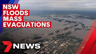 Flood waters cause more evacuations during NSW flood emergency | 7NEWS