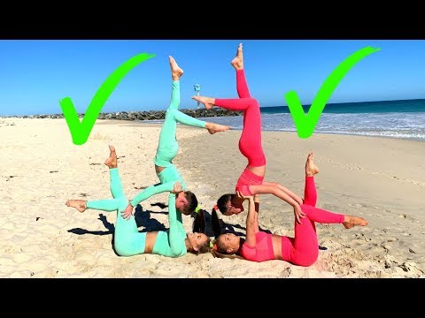 Big Sisters VS Little Sisters EXTREME YOGA CHALLENGE Round 3!